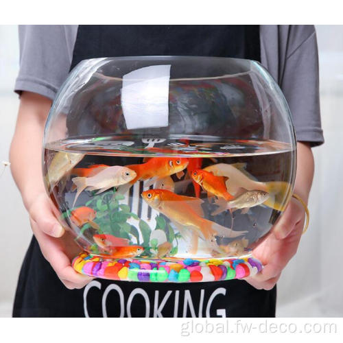 Glass Fish Bowl wholesale clear large small round glass fish bowl Manufactory